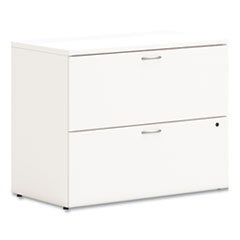 Mod Lateral File, 2 Legal/Letter-Size File Drawers, Simply White, 36" x 20" x 29"