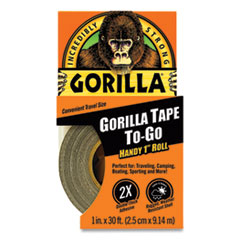 Gorilla Tape, 1.5" Core, 1" x 10 yds, Black