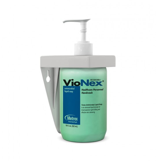 VioNex™ Antimicrobial Liquid Soap Wall-Mount Bracket for 18 Ounce Bottle