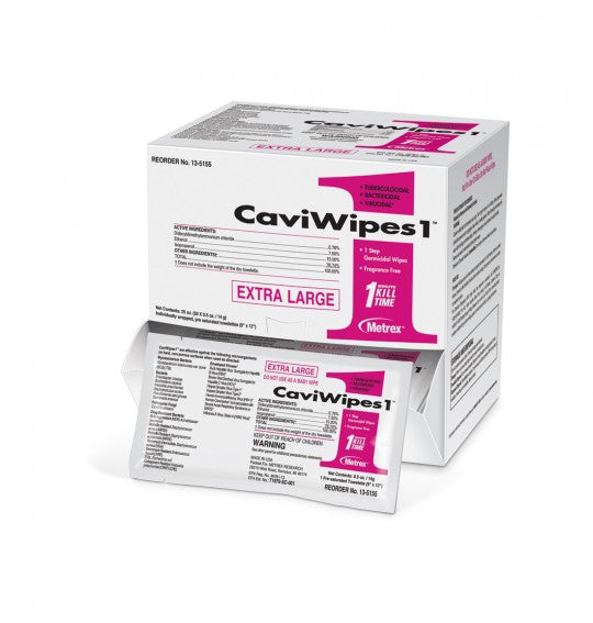 CaviWipes1™ XL - Singles - 9" x 12" - 50 Count