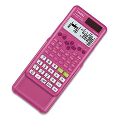 FX-300ES Plus 2nd Edition Scientific Calculator, 16-Digit LCD, Pink