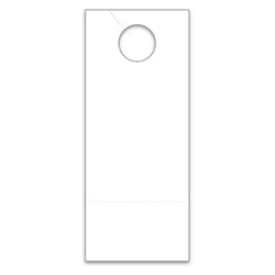 Hang Tags with Perf - White - 3 1/2 X 8 1/2 - Qty. 250 250 / PK