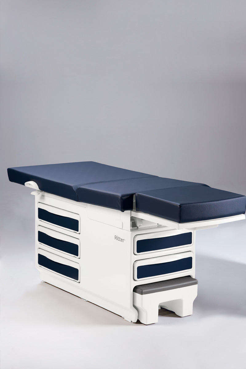 204 Ritter® Manual Exam Table Flat 28 Inch Upholstery - Shadow