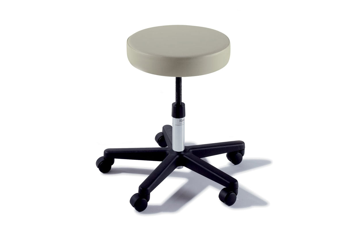 270 Basic Stool - Manually Adjustable - Soft Rubber Casters - Shaded Garden