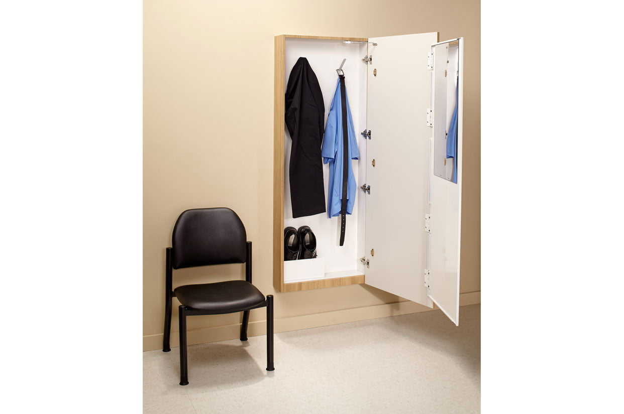 Dressing Nook - Left Hand Door.Keyed Locks.Pebble PVC-Free (P)