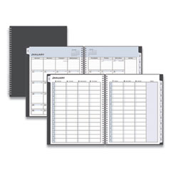 Passages Appointment Planner, 11 x 8.5, Charcoal Cover, 12-Month (Jan to Dec): 2024