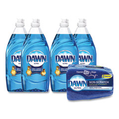 Ultra Liquid Dish Detergent, Dawn Original, 19.4 oz Bottle, 4/Carton