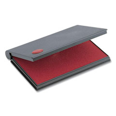 2000 PLUS One-Color Felt Stamp Pad, #1, 4.25" x 2.75", Red