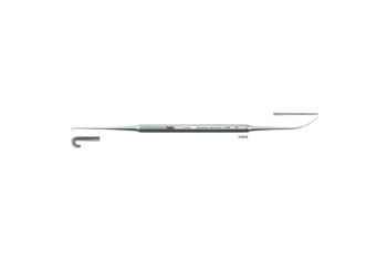 Varady Phlebectomy Extractor - 6-3/4" (170mm) - Micro Hook and Spatula - Double-Ended - 1.3mm Wide Hook and 0.7mm Wide Spatula