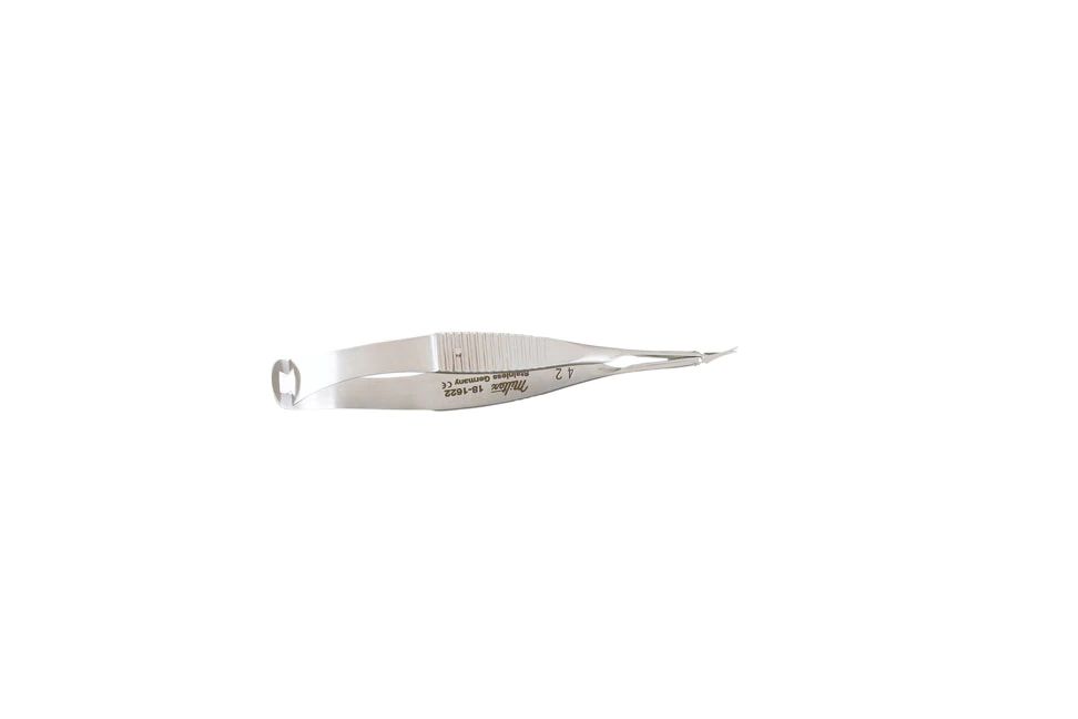 Vannas Capsulotomy Scissors - 3-1/4" (82.4mm) - Curved - Extra Delicate - Sharp Tips