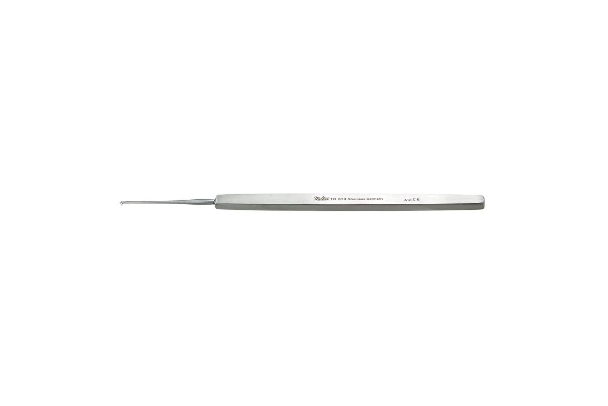 Von Graefe (Becker) Cystotome - 4-7/8" (125mm) - 1.7mm Blade - Right Angle Blade - Malleable Shaft