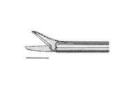 House-Bellucci Ear Scissors - 3-3/8" (87mm) Shaft - 5mm Blades - Straight - Alligator Type