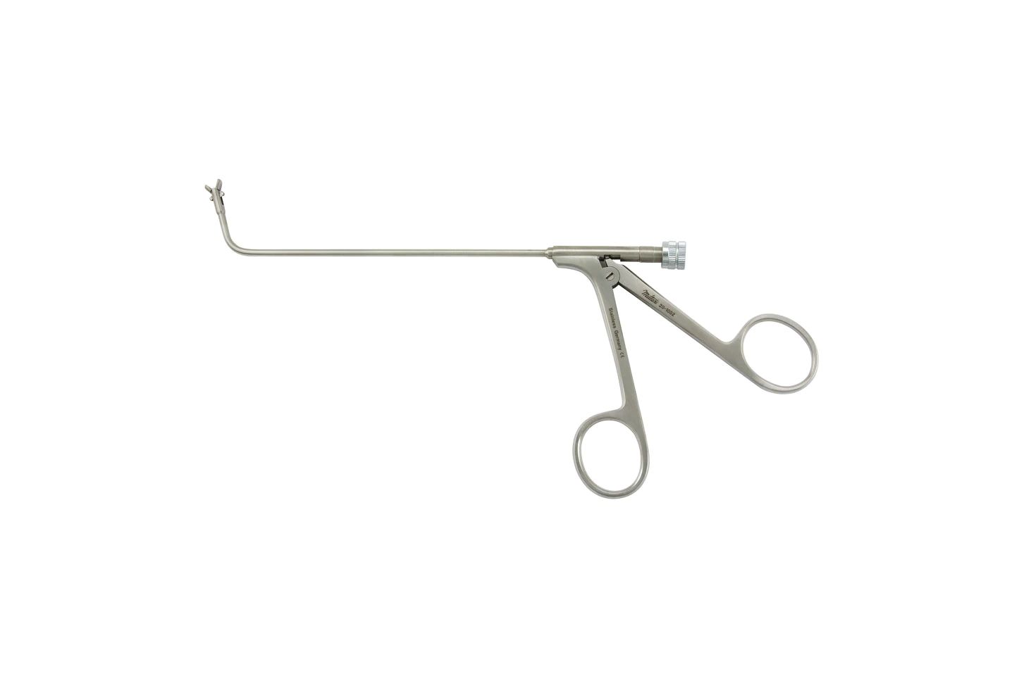 Biopsy Forceps - 5-1/8" (130mm) Shaft - 3mm Diameter Round Jaws - 70 Degrees Vertical Jaws - Double Action - Luer Lock Port/Cleaning