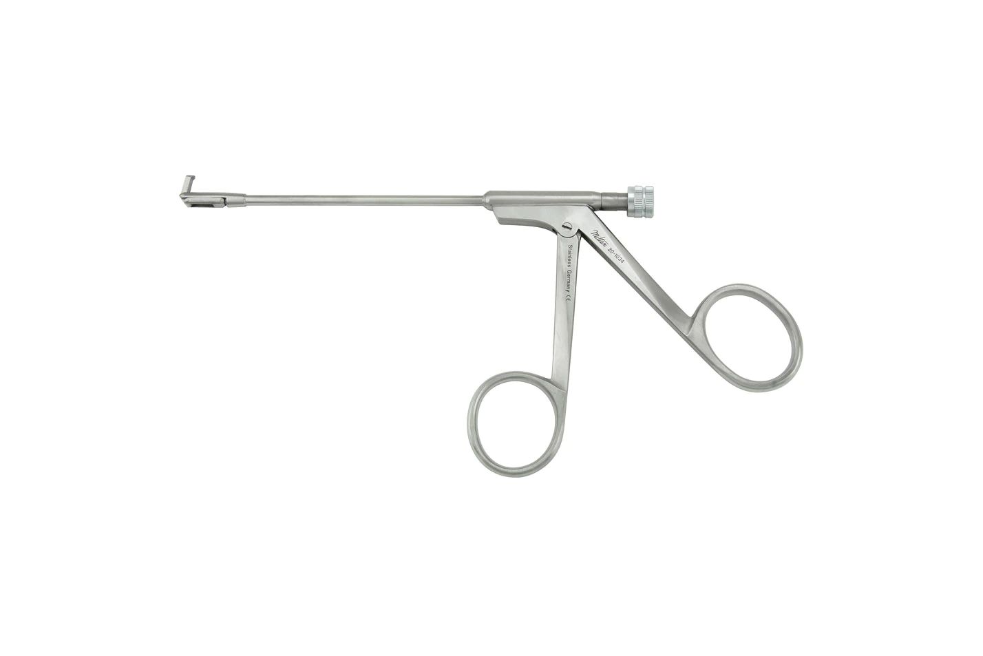 Ostrum Punch - 4" (100mm) Shaft - Backbiting - 2.5 X 7mm Bite - Straight - Luer Lock Port/Cleaning