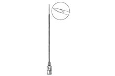 Tonsil Needle - with Luer Lock - 4-1/4" (109mm) - 23 Gauge - Straight