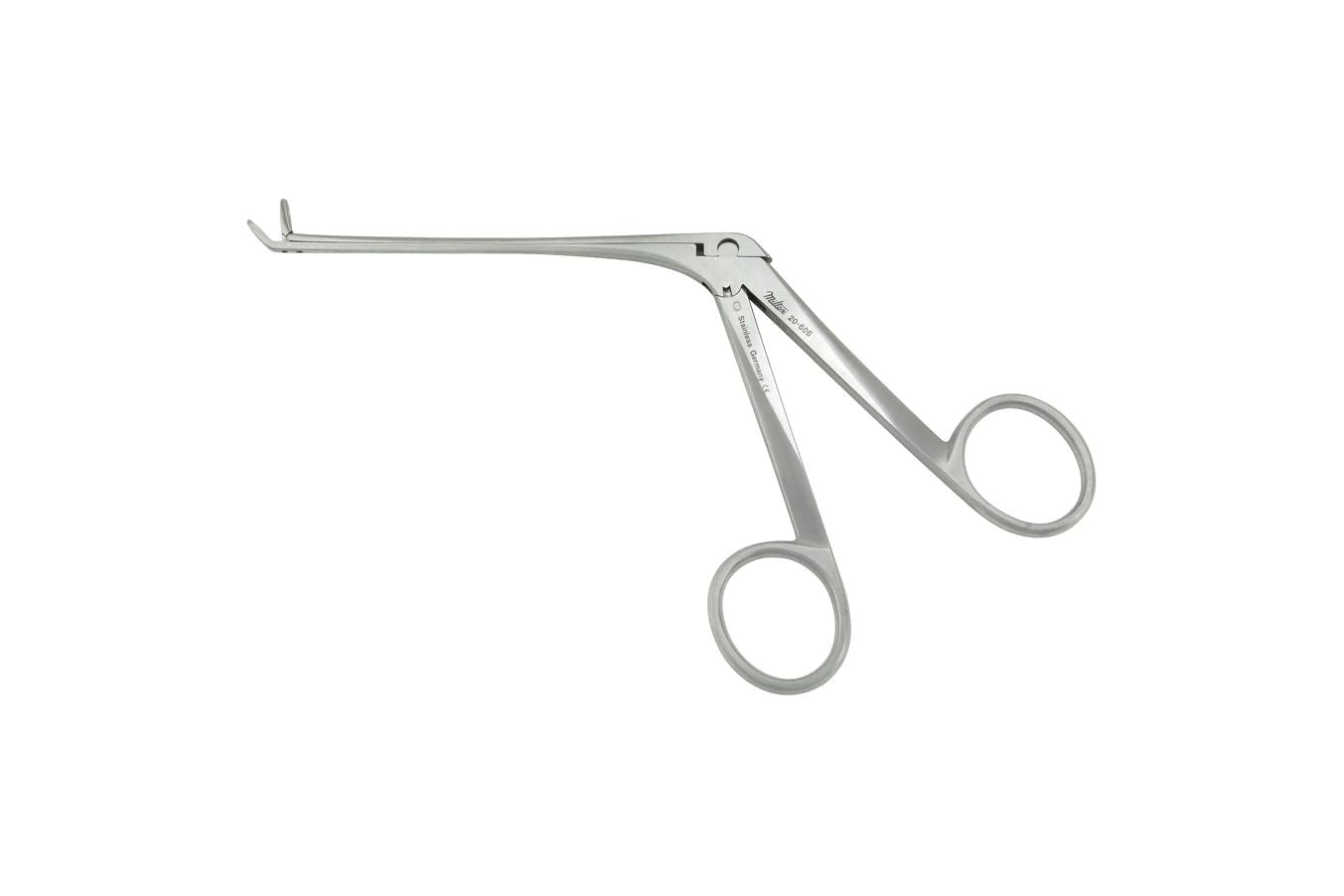 Blakesley-Wilde Ethmoid Forceps - 4-1/2" (115mm) Shaft - Fenestrated Cups - 3.5mm X 9.5mm - Upturned 45 Degrees