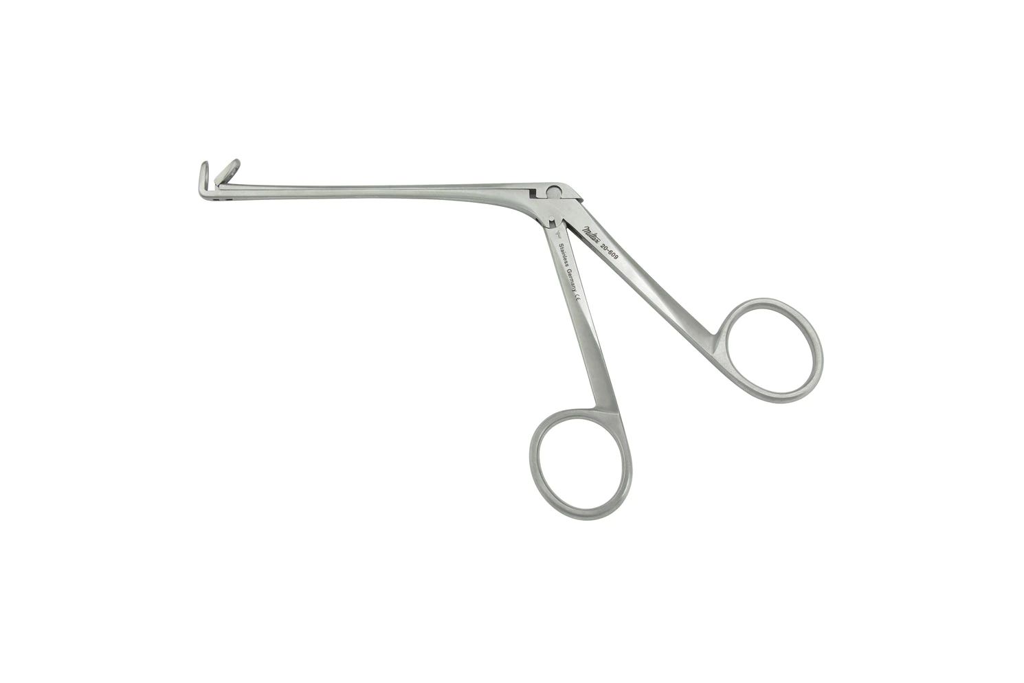 Blakesley-Wilde Ethmoid Forceps - 4-1/2" (115mm) Shaft - Fenestrated Cups - 4mm X 10.5mm - Upturned 90 Degrees