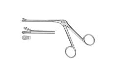 Ferris-Smith Fragment Forceps 4-1/2" Shaft - Serrated Jaws - Fenestrated