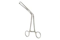 Tivnen Tonsil Seizing Forceps - 8" (200mm) - Angled - 3 X 3 Teeth - One Open Ring