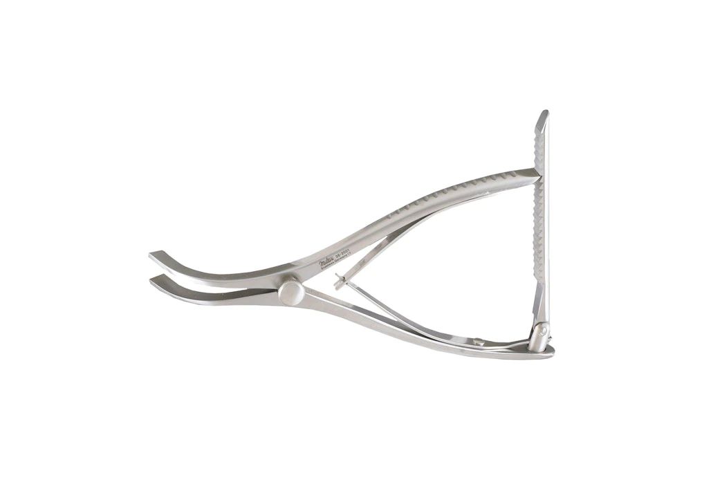 Inge Lamina Spreader - 6-1/2" (164mm) - Jaws Open to 1-1/8" (28mm) - without Teeth