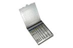 Swiss Pattern Osteotome Set - Includes: 9 Osteotomes from 2mm to 20mm In Sterilizer Case