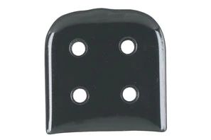 Tip-It Tm Instrument Protector - Black - 1/8" X 1" X 1" (3.2mm X 25.4mm - Vented - Size Code 9 (50 Per Bag)