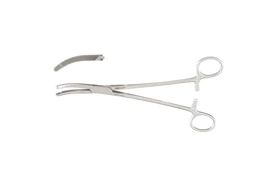 Heaney Hysterectomy Forceps - 8-1/4" (213mm) Heavy Pattern - Single Tooth - Curved