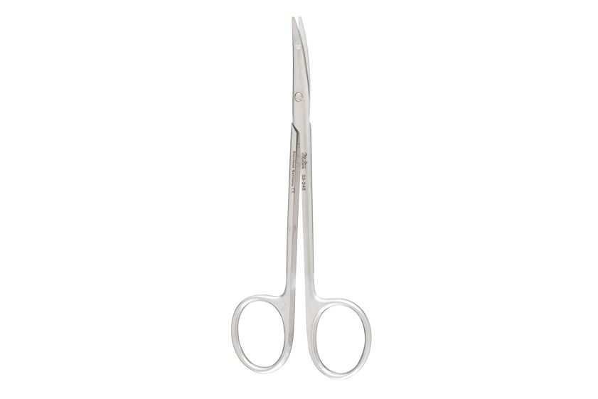 Undermining Scissors - 4-5/8" (118.5mm) - Curved Blades - Flat Pointed Tips