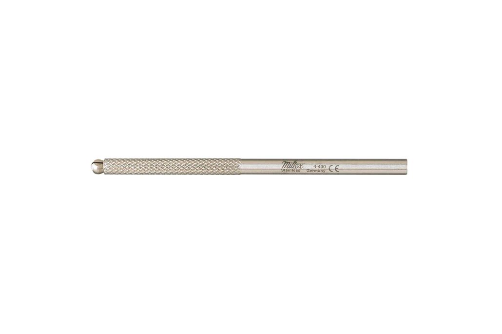 Miniature Blade Handle - 3-5/8" (91.5mm) - Round Knurled - with Chuck