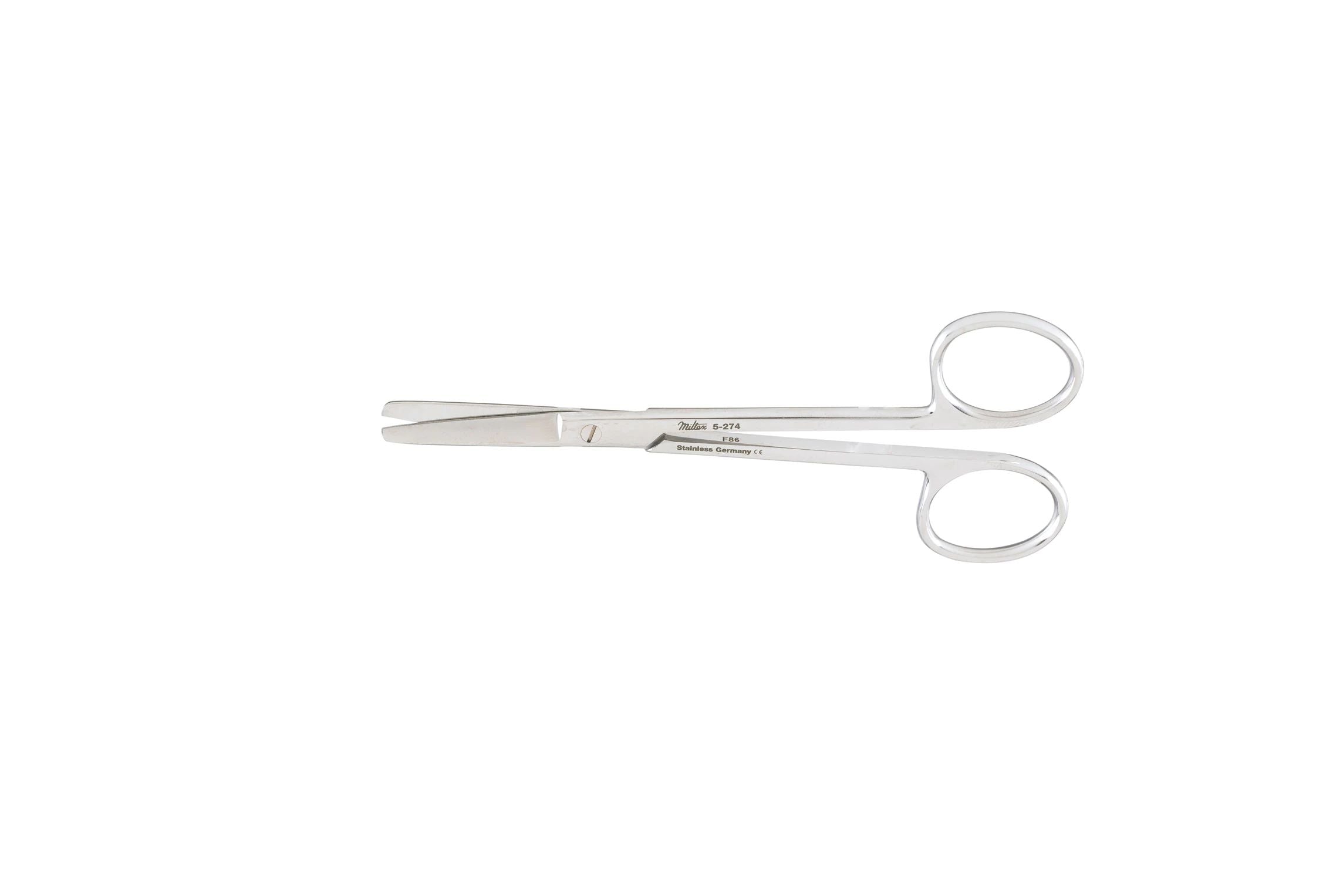 Wagner Plastic Surgery Scissors - 4-3/4" (120mm) - Straight - Blunt-Blunt