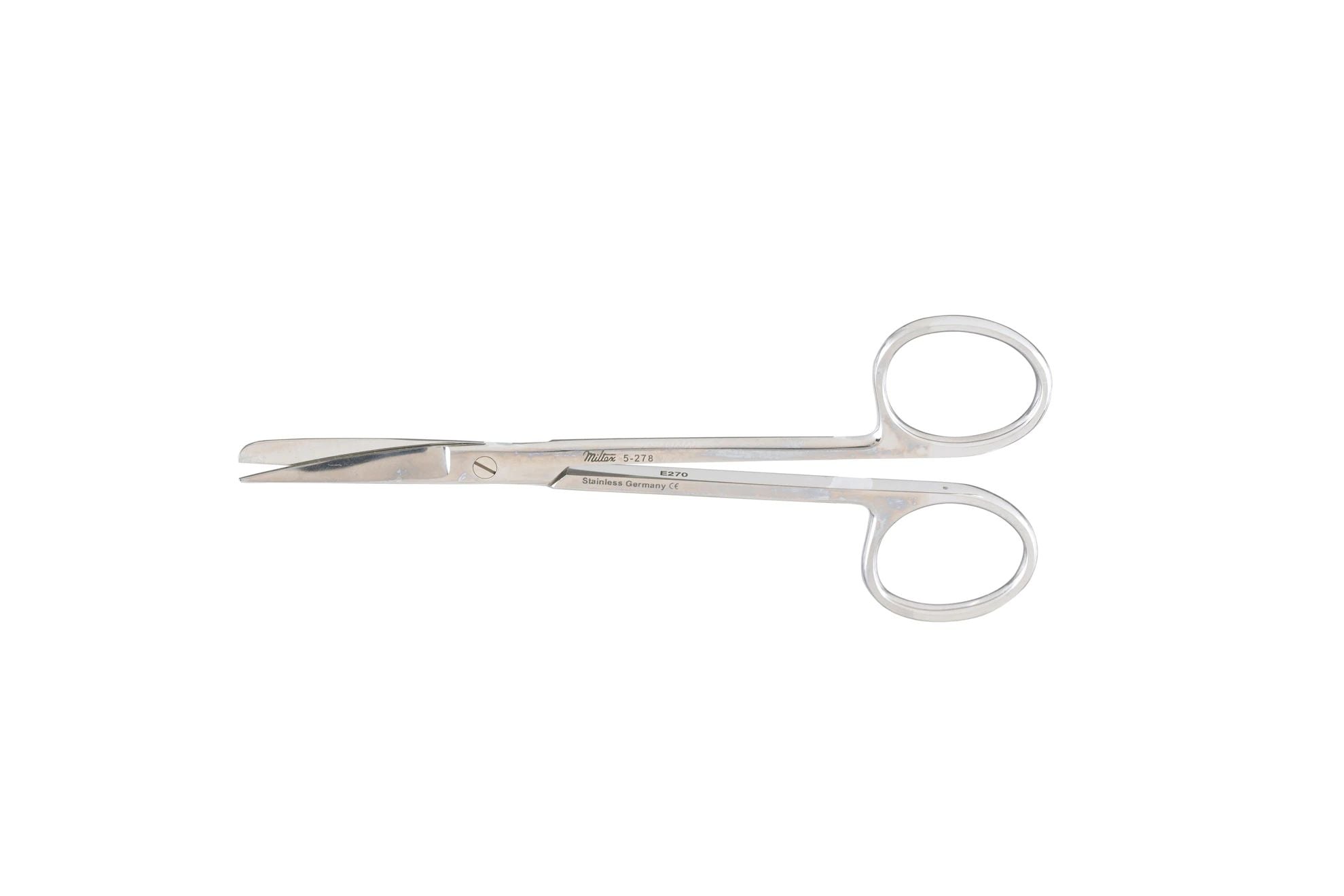 Wagner Plastic Surgery Scissors - 4-3/4" (119mm) - Curved - Sharp-Blunt