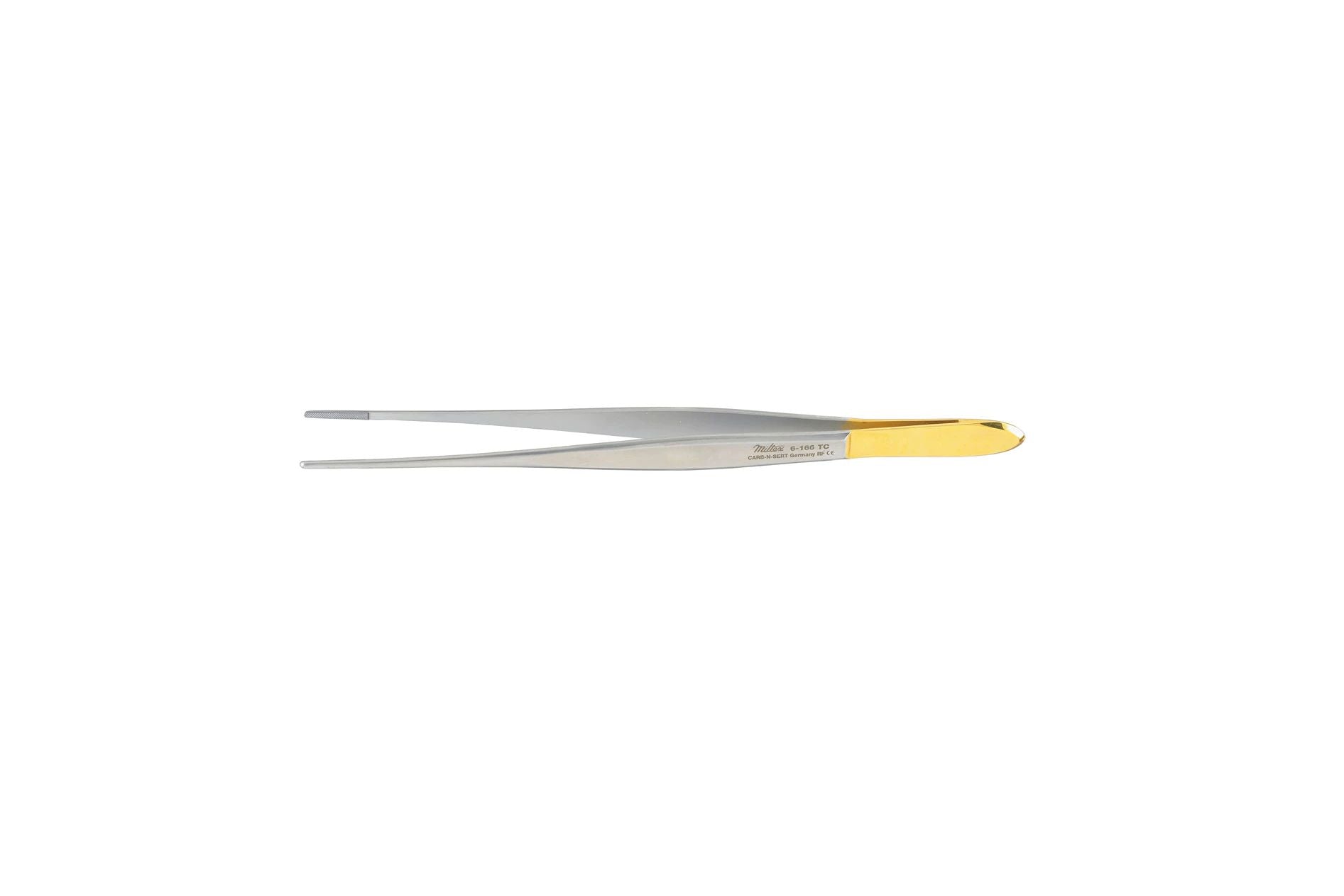 Cushing Dressing Forceps - 7" (177mm) - Cross Serrated Tips - Gutch Handle