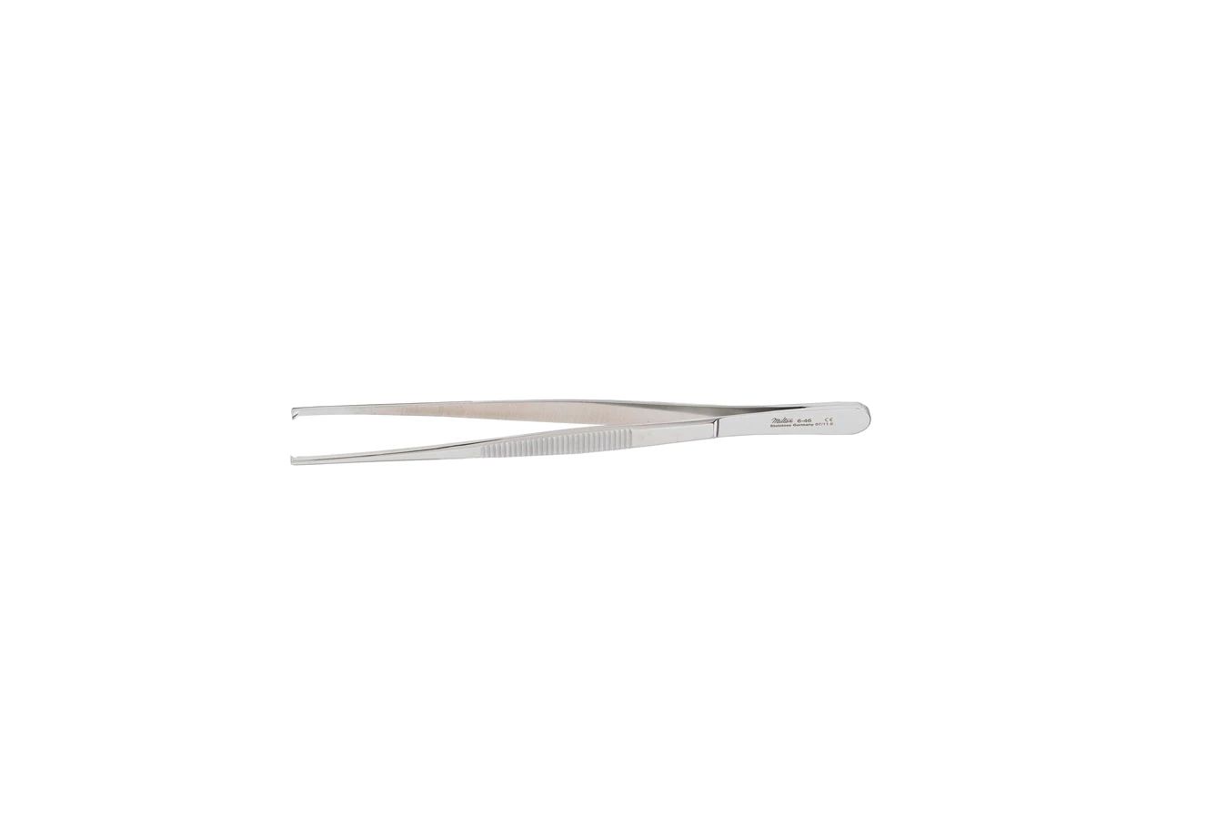 Tissue Forceps - 6" (153mm) - 1 X 2 Teeth - Standard Pattern - Serrated Handles