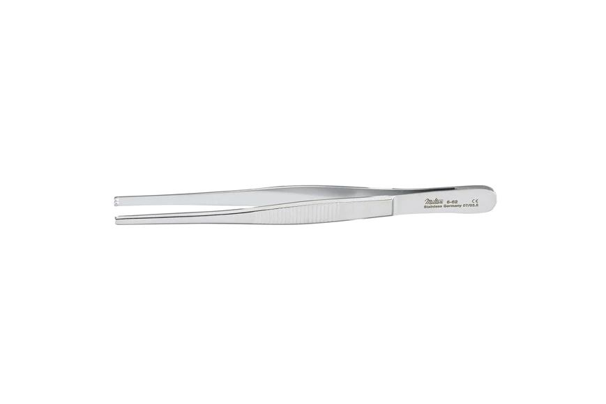 Tissue Forceps - 5" (128mm) - Standard Pattern - 2 X 3 Teeth - Serrated Handles