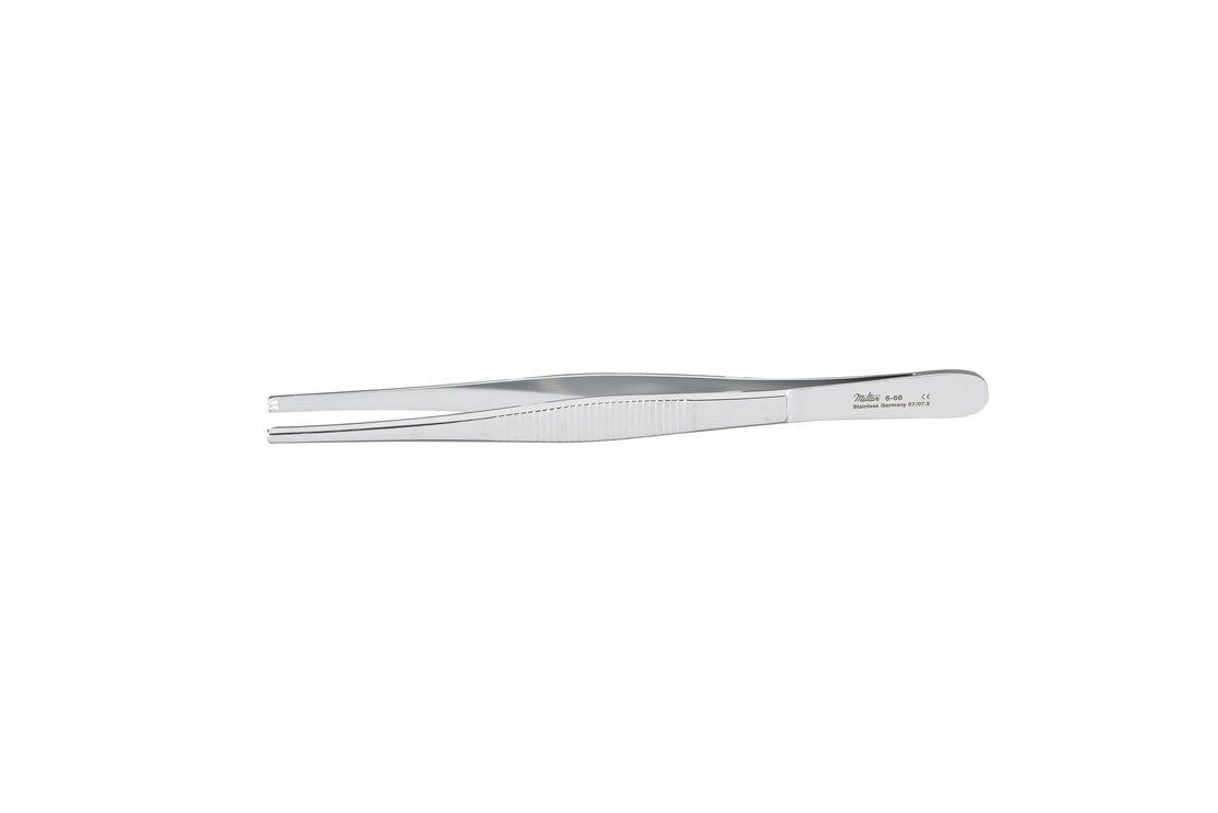 Tissue Forceps - 6" (154mm) - 2 X 3 Teeth - Standard Pattern - Serrated Handles