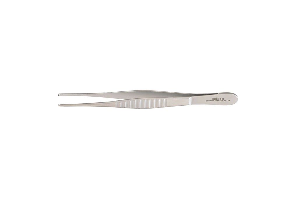 Tissue Forceps - 6" (153mm) - 1 X 2 Teeth - Fluted Handle