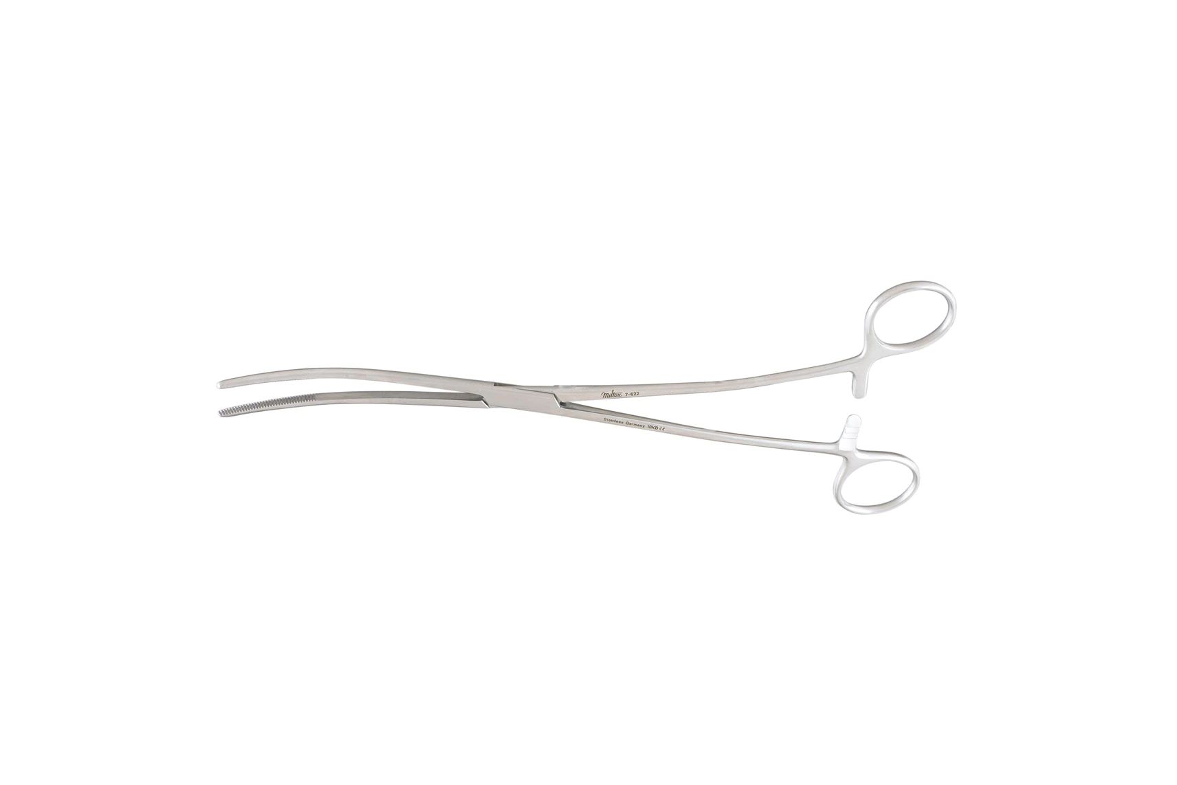 Bozeman Uterine Dressing Forceps - 10-1/4" (259mm) - Double Curved