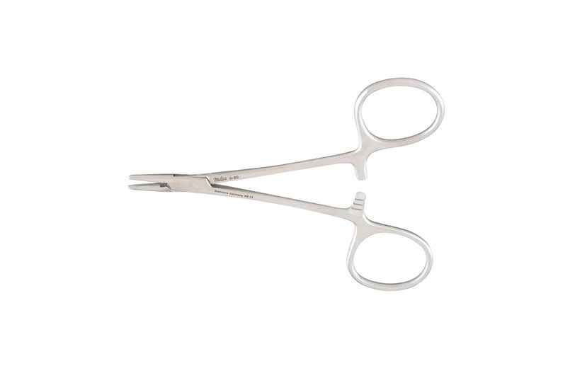 Converse Needle Holder - 4-3/8" (111mm) - Longitudinal Serrations - Large Finger Rings