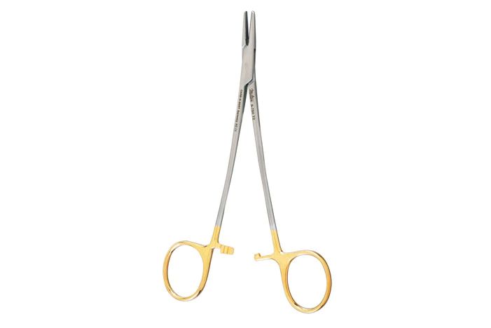 Crile-Wood Needle Holder - 5-7/8" (150mm) - Serrated Jaws - Quick Release