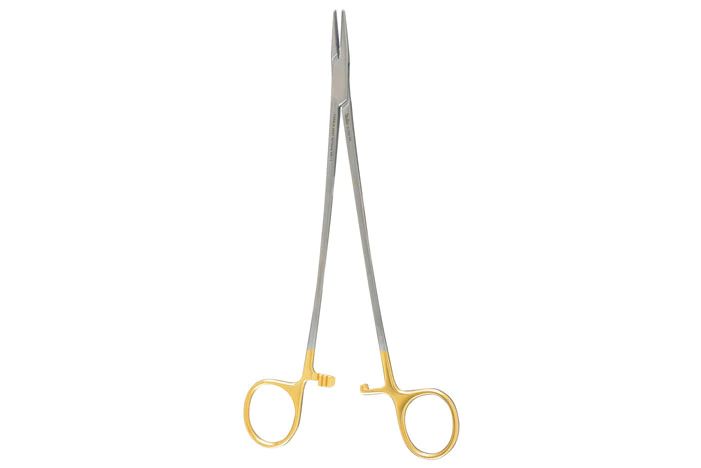 Crile-Wood Quick Release Needle Holder - 8" (205mm) - Serrated Jaws - 4000 Teeth Per Square Inch