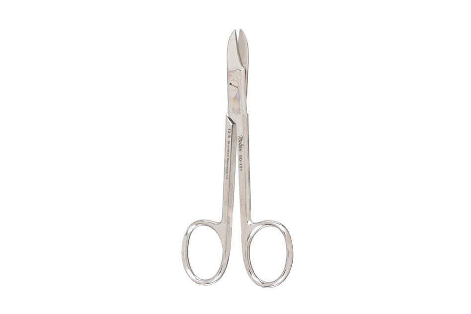 Wire Cutting Scissors - 4-3/4" (120mm) - Straight - Smooth Blades