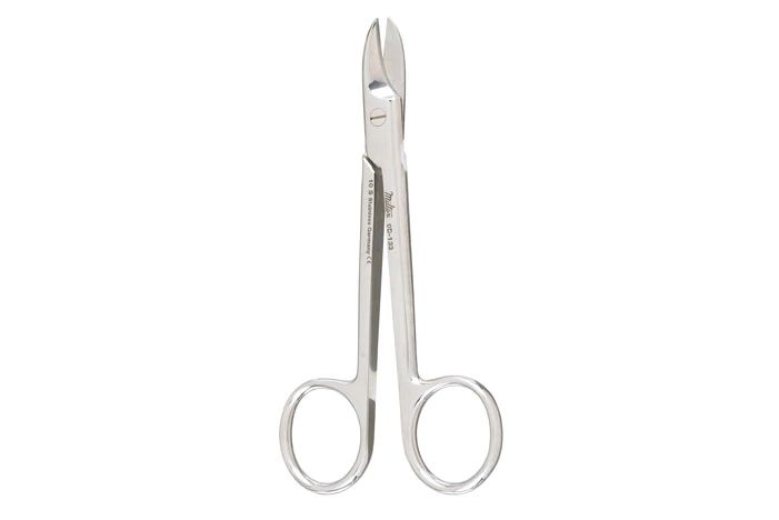 Wire Cutting Scissors - 4-3/8" (110mm) - Straight - Smooth Blades