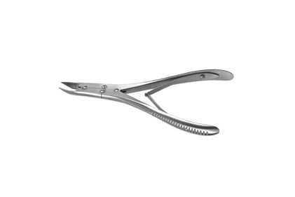 Mcindoe Bone Cutting Forceps - 7" (175mm) - Angled On Flat