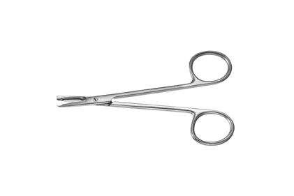 Suture Scissors/Forceps - 4-1/4" (109mm) - Straight