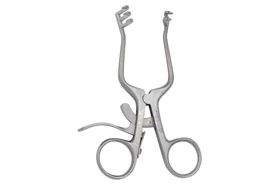 Vantage Weitlaner Retractor - 4-3/4" (119mm) - Sharp - 2 X 3 Teeth - with Grip Lock Ratchet