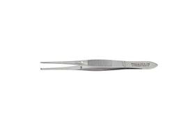 Vantage Iris Tissue Forceps - 4-1/8" (104mm) - Straight - 1 X 2 Teeth