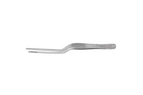 Vantage Lucae Ear Forceps - 5-1/2" (140mm) - Bayonet Shape - Serrated Tips