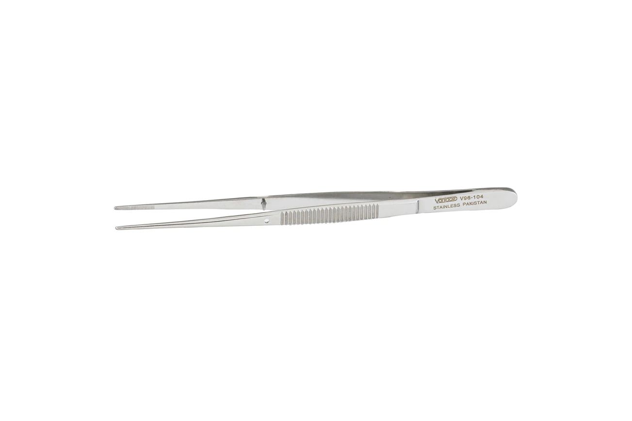 Vantage Semken Dressing Forceps - 5" (127mm) - Serrated Tips