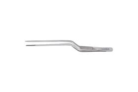 Vantage Jansen Bayonet Dressing Forceps - 6-1/2" (162mm) - Serrated Tips