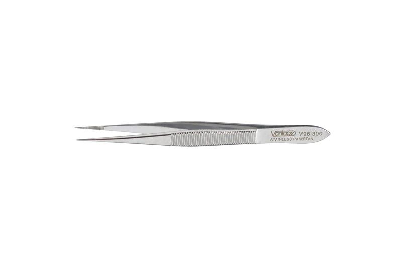 Vantage Splinter Forceps - 3-5/8" (91mm) - Fine - Serrated Points